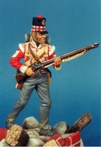 90mm model soldiers